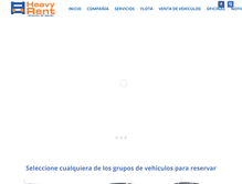 Tablet Screenshot of heavyrent.es